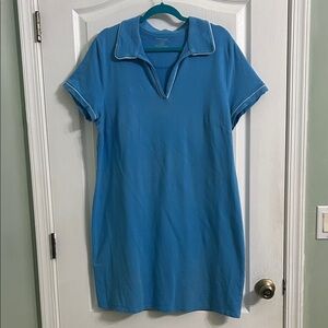 Blue Polo Dress